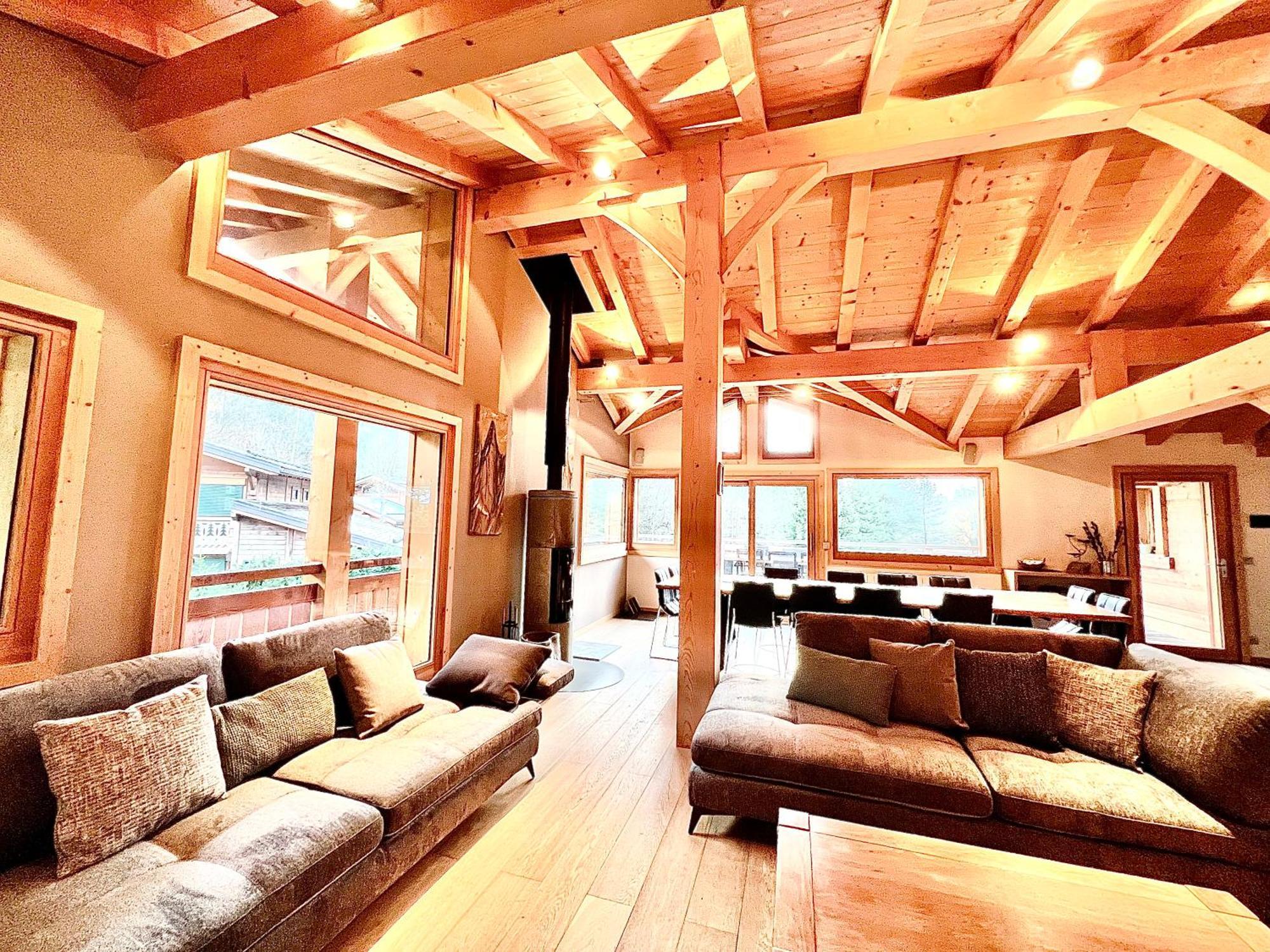 Chalet Isabelle Mountain Lodge 5 Star 5 Bedroom En Suite Sauna Jacuzzi Chamonix Exterior photo